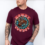 Howdy Cowboy Design - Western Unisex Crewneck T-Shirt Sweatshirt Hoodie