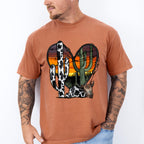 Heart Cactus Design - Western Unisex Crewneck T-Shirt Sweatshirt Hoodie