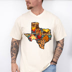 Texas Western Design - Western Unisex Crewneck T-Shirt Sweatshirt Hoodie