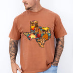 Texas Western Design - Western Unisex Crewneck T-Shirt Sweatshirt Hoodie