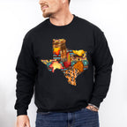 Texas Western Design - Western Unisex Crewneck T-Shirt Sweatshirt Hoodie