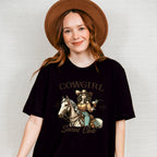 Cowgirl Social Club Design - Cowgirl Unisex Crewneck T-Shirt Sweatshirt Hoodie