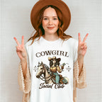 Cowgirl Social Club Design - Cowgirl Unisex Crewneck T-Shirt Sweatshirt Hoodie