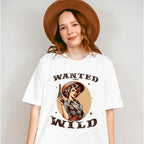 Wanted And Wild Design - Cowgirl Unisex Crewneck T-Shirt Sweatshirt Hoodie