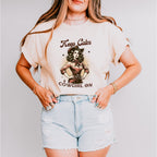 Keep Calm Cowgirl On Design - Cowgirl Unisex Crewneck T-Shirt Sweatshirt Hoodie