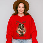 Keep Calm Cowgirl On Design - Cowgirl Unisex Crewneck T-Shirt Sweatshirt Hoodie