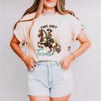 This Aint Texas Design - Cowgirl Unisex Crewneck T-Shirt Sweatshirt Hoodie