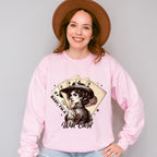 Baby I'm Wild Card Design - Cowgirl Unisex Crewneck T-Shirt Sweatshirt Hoodie
