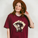 Baby I'm Wild Card Design - Cowgirl Unisex Crewneck T-Shirt Sweatshirt Hoodie