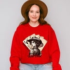 Baby I'm Wild Card Design - Cowgirl Unisex Crewneck T-Shirt Sweatshirt Hoodie