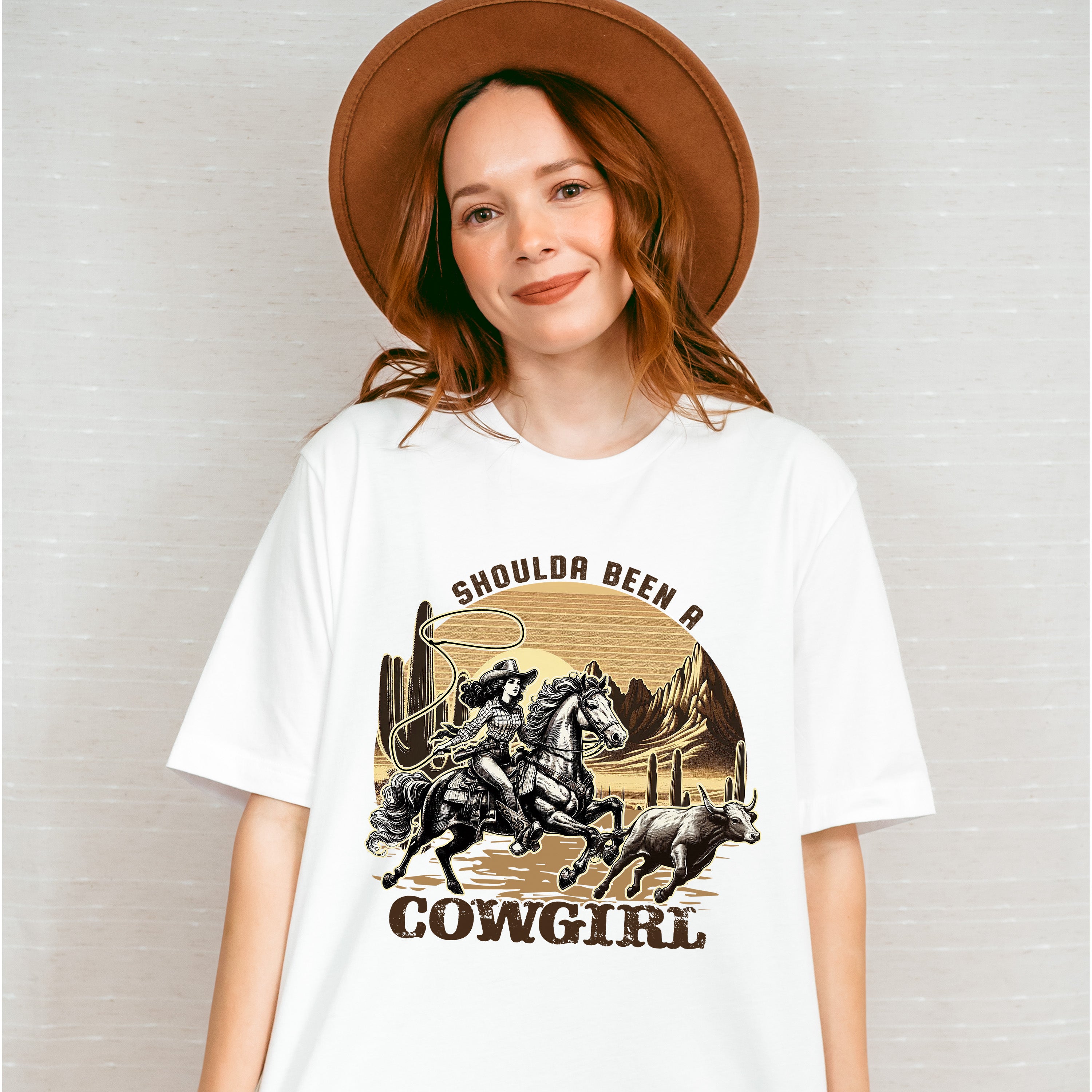 Should Been a Cowgirl Design - Cowgirl Unisex Crewneck T-Shirt Sweatshirt Hoodie