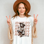 Howdy Howdy Honey  Design - Cowgirl Unisex Crewneck T-Shirt Sweatshirt Hoodie