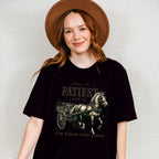 Please Be Patient With Me Design - Cowgirl Unisex Crewneck T-Shirt Sweatshirt Hoodie