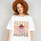 Smile Face Mama Design - Cowgirl Unisex Crewneck T-Shirt Sweatshirt Hoodie