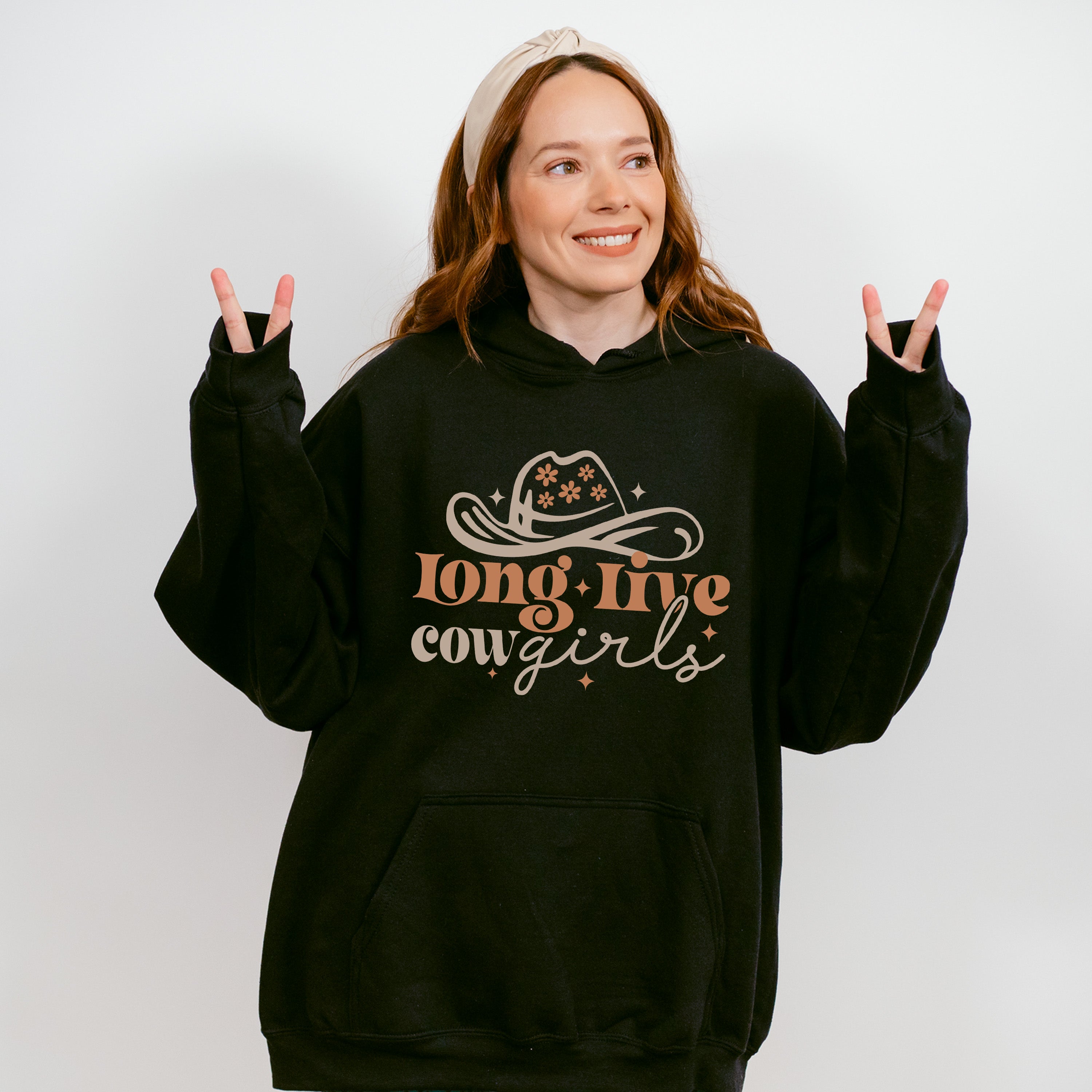 Long Live Cowgirls Design - Cowgirl Unisex Crewneck T-Shirt Sweatshirt Hoodie