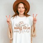 Long Live Cowgirls Design - Cowgirl Unisex Crewneck T-Shirt Sweatshirt Hoodie