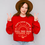 Ain't Goin Down Till The Sun Comes Up Design - Cowgirl Unisex Crewneck T-Shirt Sweatshirt Hoodie