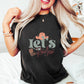 Let's Rodeo Design - Cowgirl Unisex Crewneck T-Shirt Sweatshirt Hoodie