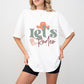 Let's Rodeo Design - Cowgirl Unisex Crewneck T-Shirt Sweatshirt Hoodie