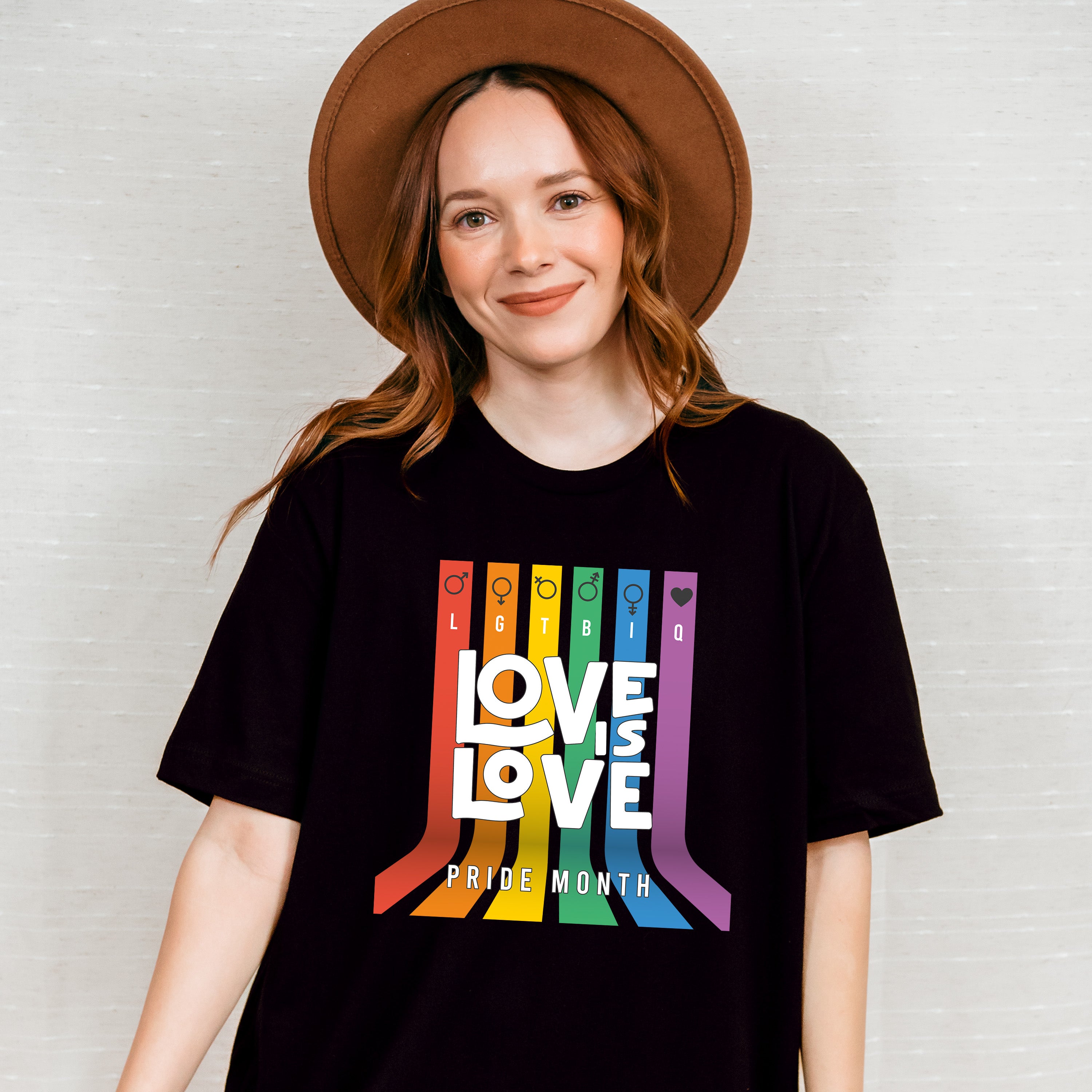 LGTBIQ Love is Love - LGBTQ Theme Unisex Crewneck T-Shirt Sweatshirt Hoodie