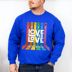 LGTBIQ Love is Love - LGBTQ Theme Unisex Crewneck T-Shirt Sweatshirt Hoodie