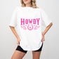 Howdy Horseshoe Design - Cowgirl Unisex Crewneck T-Shirt Sweatshirt Hoodie