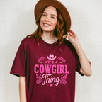 It's a Cowgirl Thing Design - Cowgirl Unisex Crewneck T-Shirt Sweatshirt Hoodie