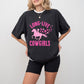 Long Live Cowgirls Pink Design - Cowgirl Unisex Crewneck T-Shirt Sweatshirt Hoodie