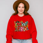 Retro Cowgirl Design - Cowgirl Unisex Crewneck T-Shirt Sweatshirt Hoodie