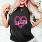 Pink Heart Yeehaw Design - Cowgirl Unisex Crewneck T-Shirt Sweatshirt Hoodie