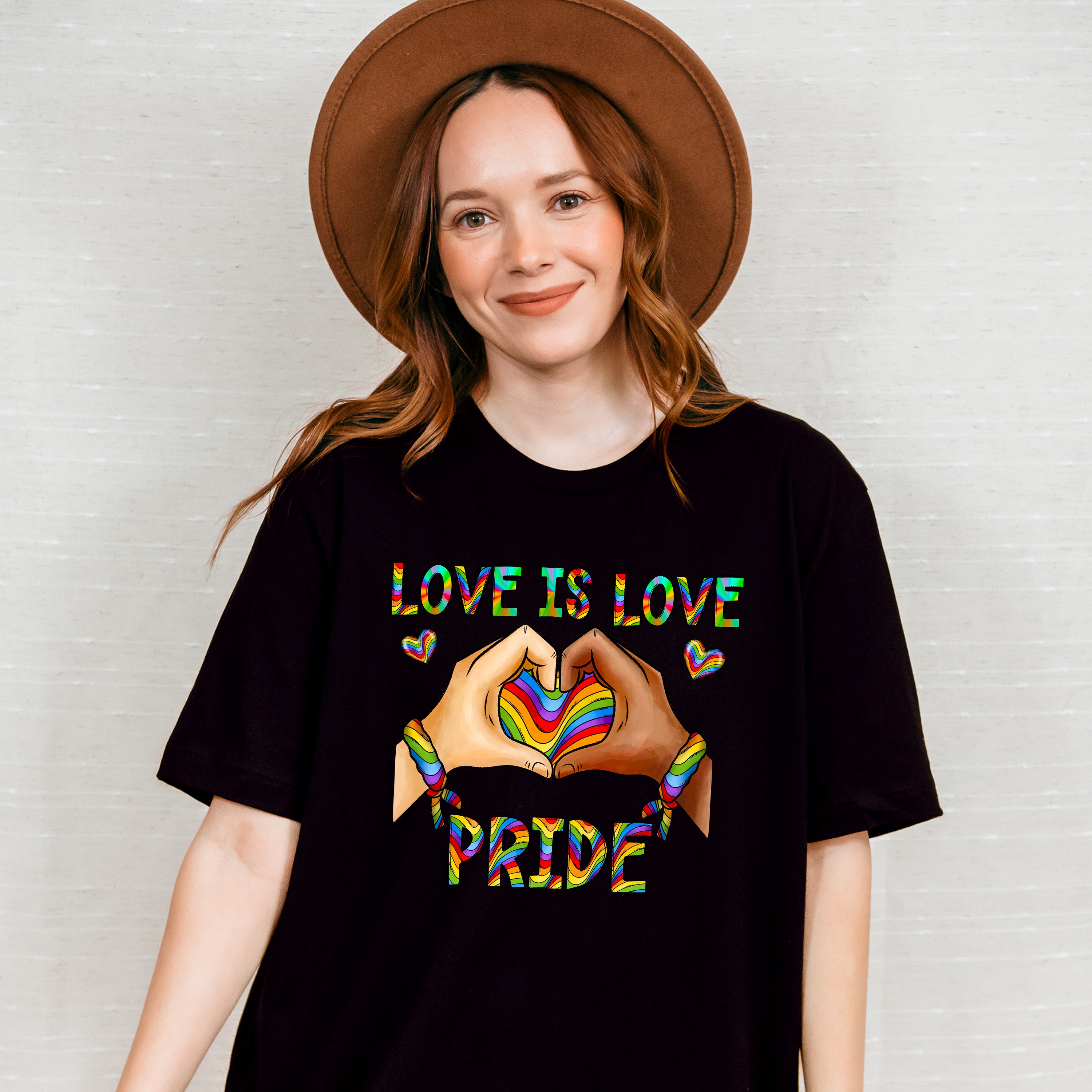 Love is Love Pride - LGBTQ Theme Unisex Crewneck T-Shirt Sweatshirt Hoodie