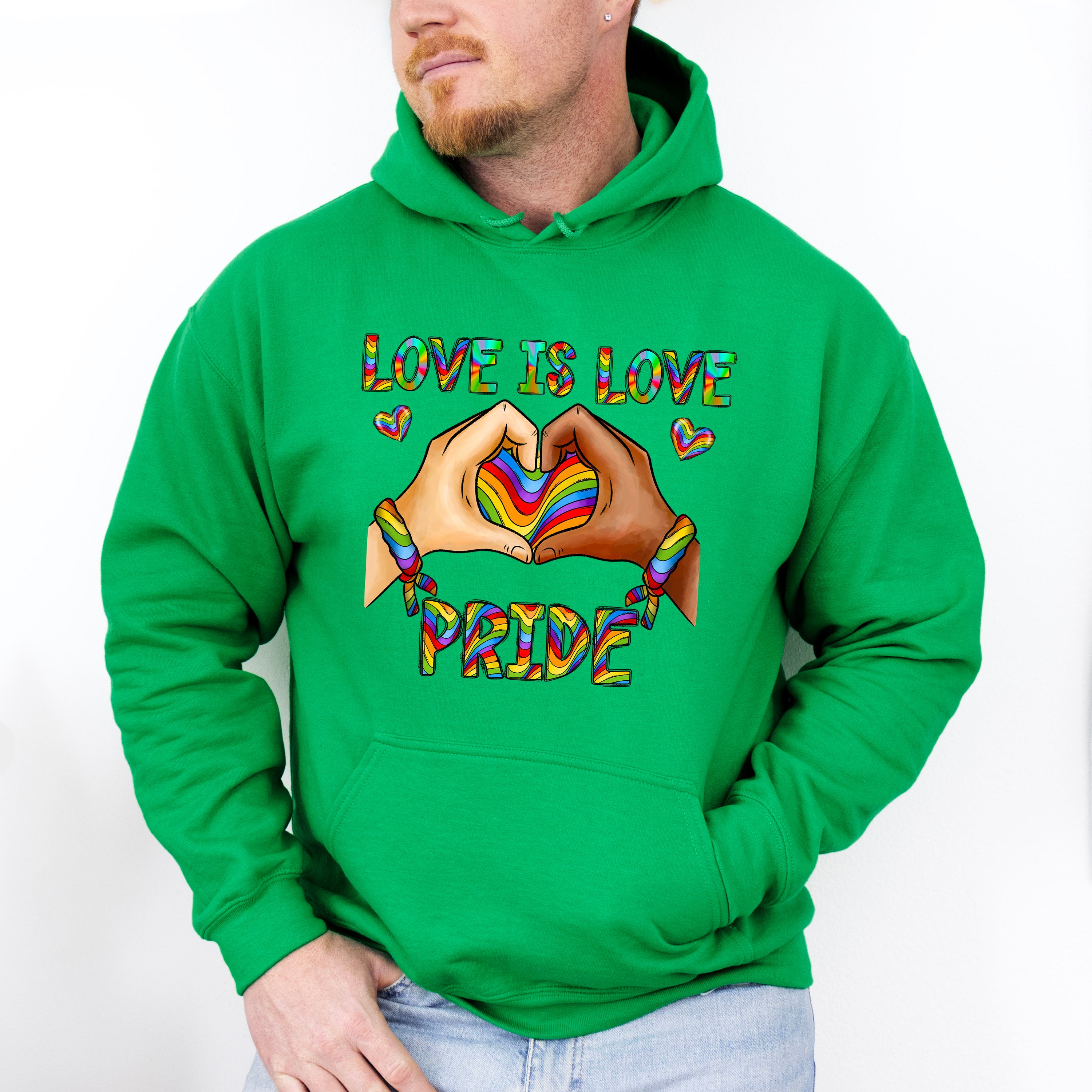 Love is Love Pride - LGBTQ Theme Unisex Crewneck T-Shirt Sweatshirt Hoodie