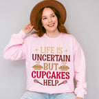 Cupcakes Help - Cooking Unisex Crewneck T-Shirt Sweatshirt Hoodie