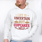 Cupcakes Help - Cooking Unisex Crewneck T-Shirt Sweatshirt Hoodie