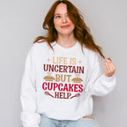 Cupcakes Help - Cooking Unisex Crewneck T-Shirt Sweatshirt Hoodie