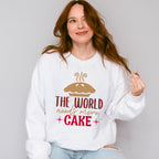 World Needs More Cake - Cooking Unisex Crewneck T-Shirt Sweatshirt Hoodie