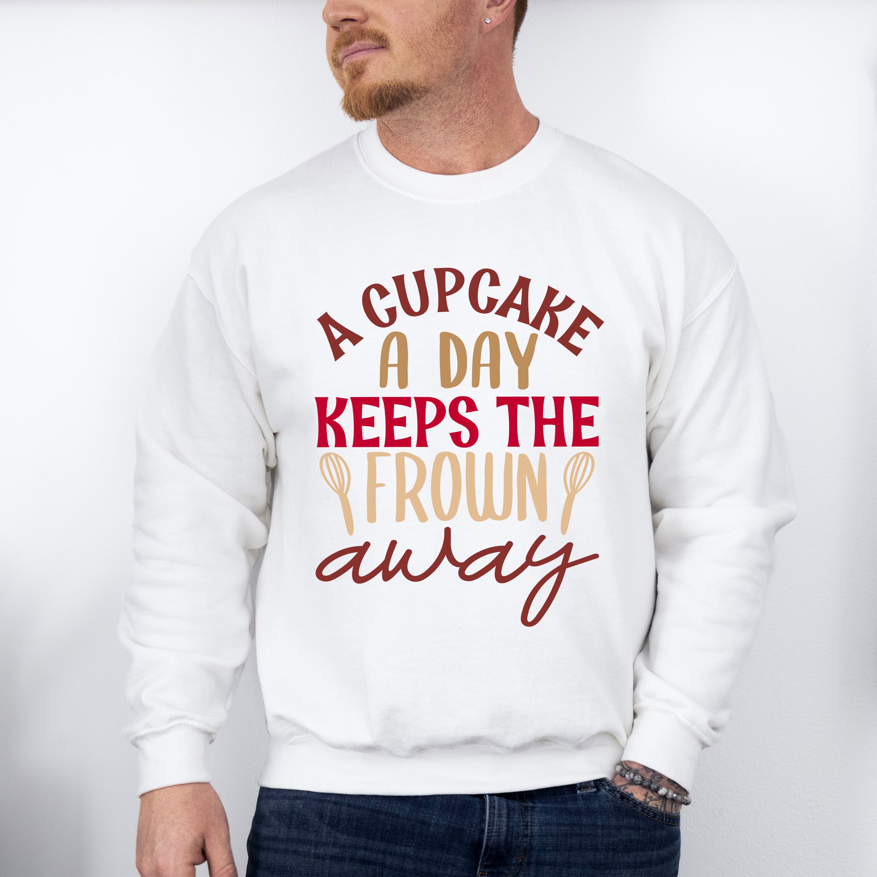 Keeps The Frown Away - Cooking Unisex Crewneck T-Shirt Sweatshirt Hoodie