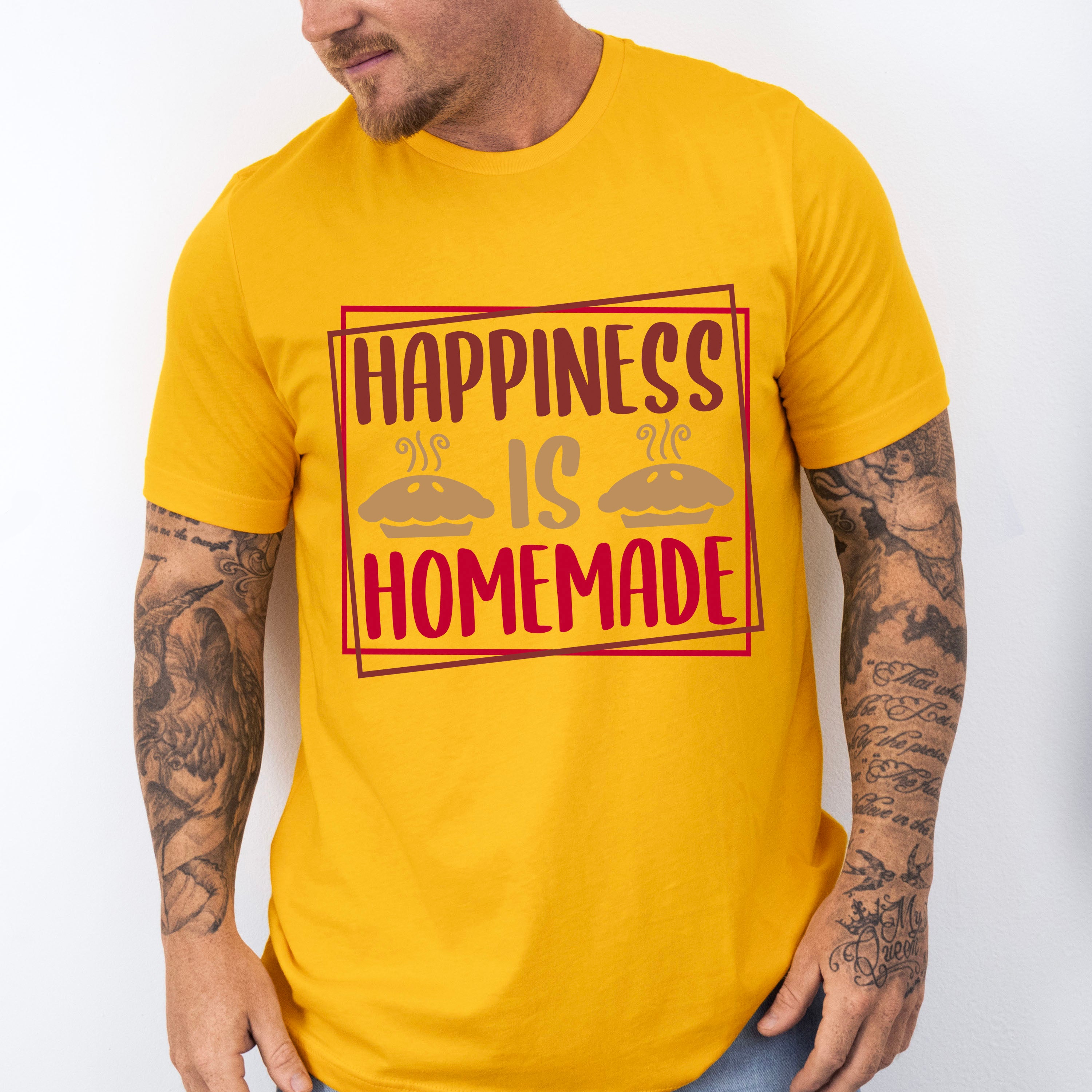 Happiness Is Homemade - Cooking Unisex Crewneck T-Shirt Sweatshirt Hoodie