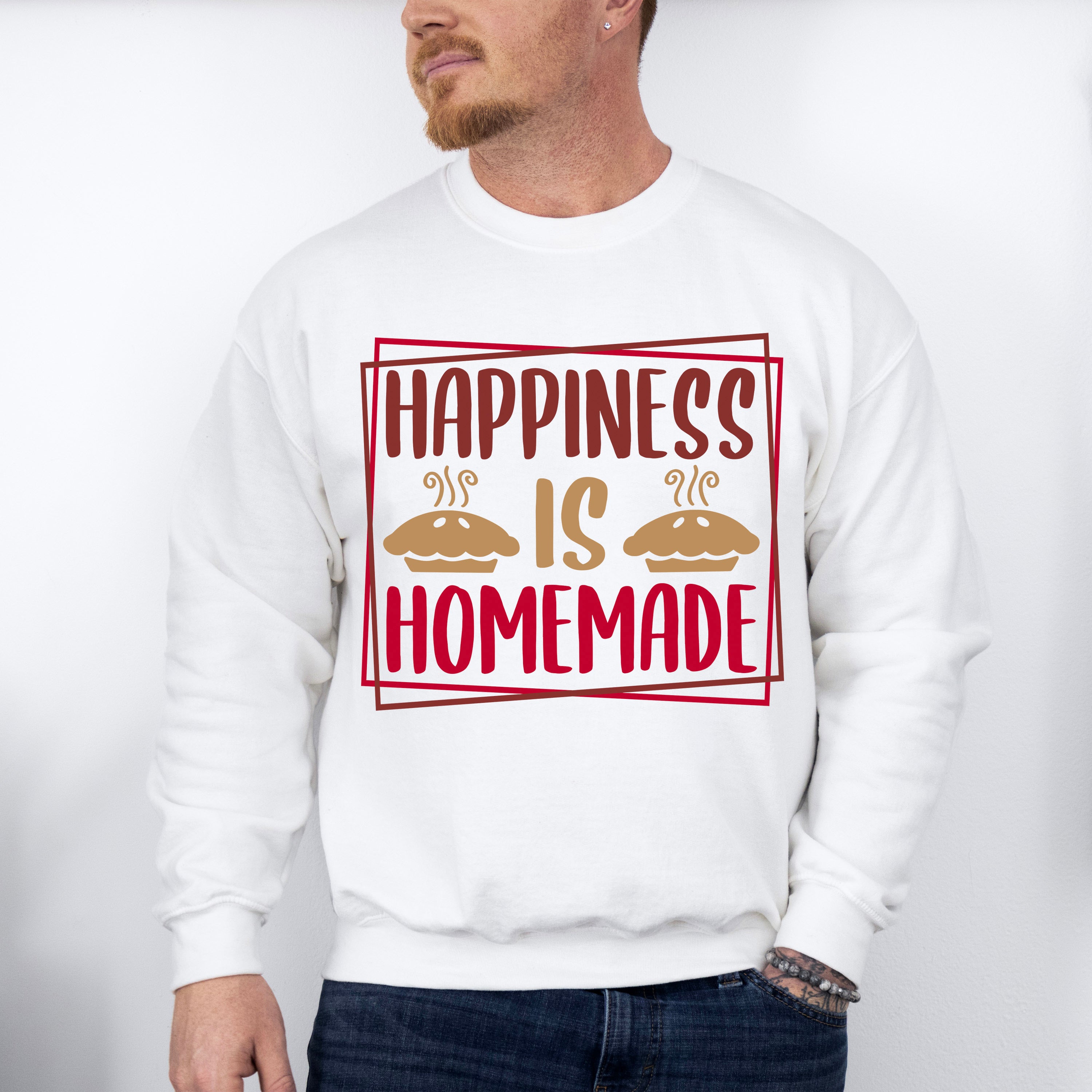 Happiness Is Homemade - Cooking Unisex Crewneck T-Shirt Sweatshirt Hoodie