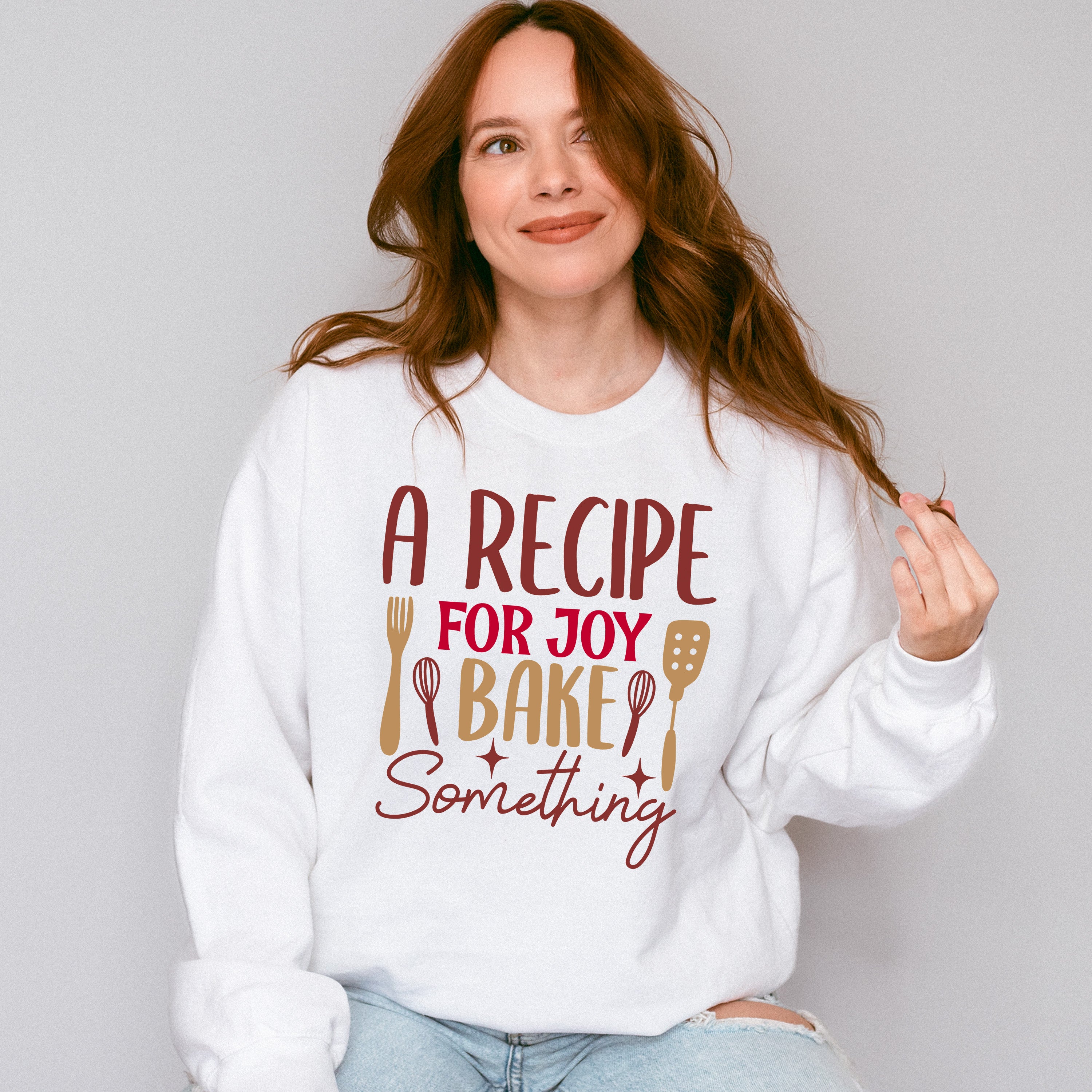 A Recipe For Joy - Cooking Unisex Crewneck T-Shirt Sweatshirt Hoodie
