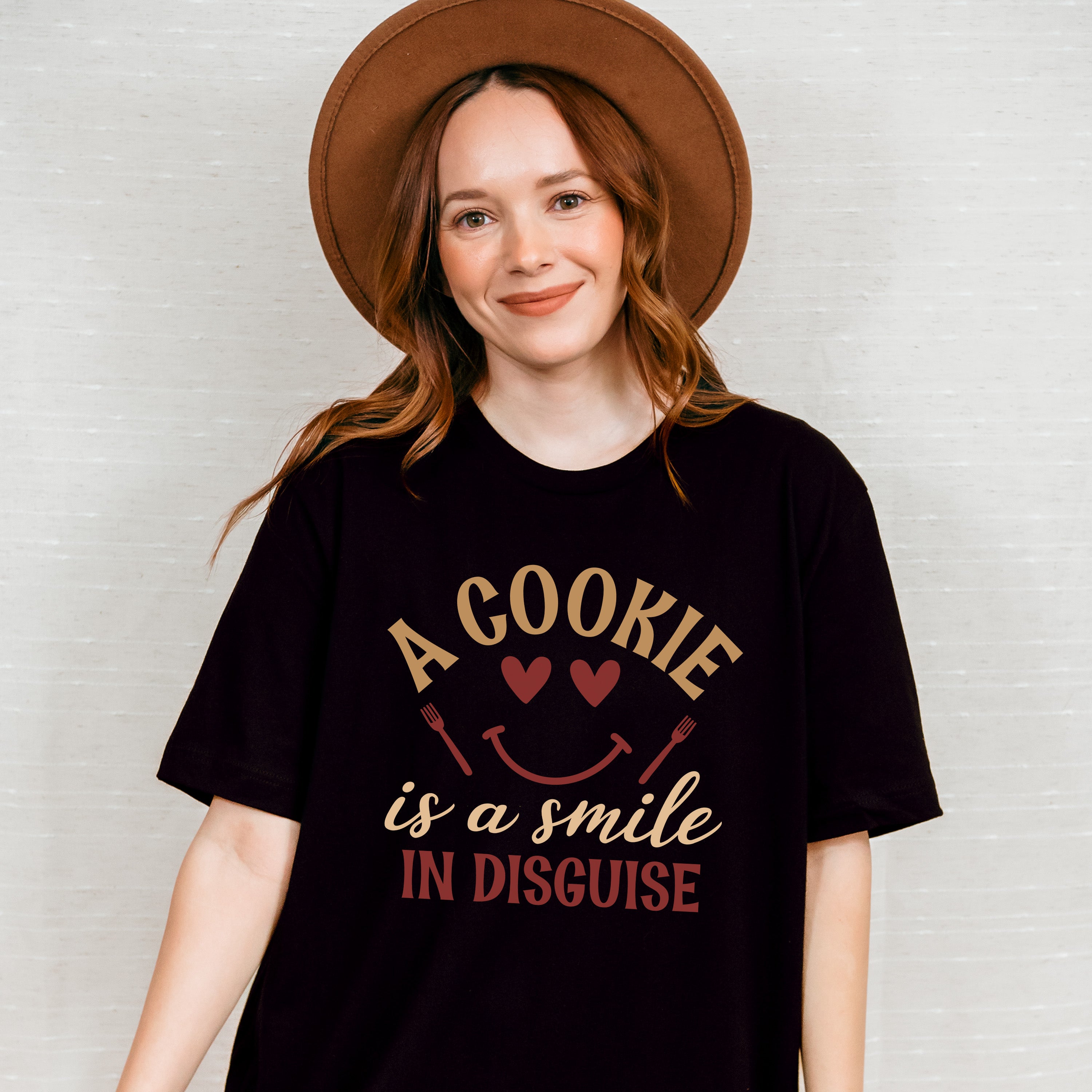 Smile In Disguise Cookie - Cooking Unisex Crewneck T-Shirt Sweatshirt Hoodie