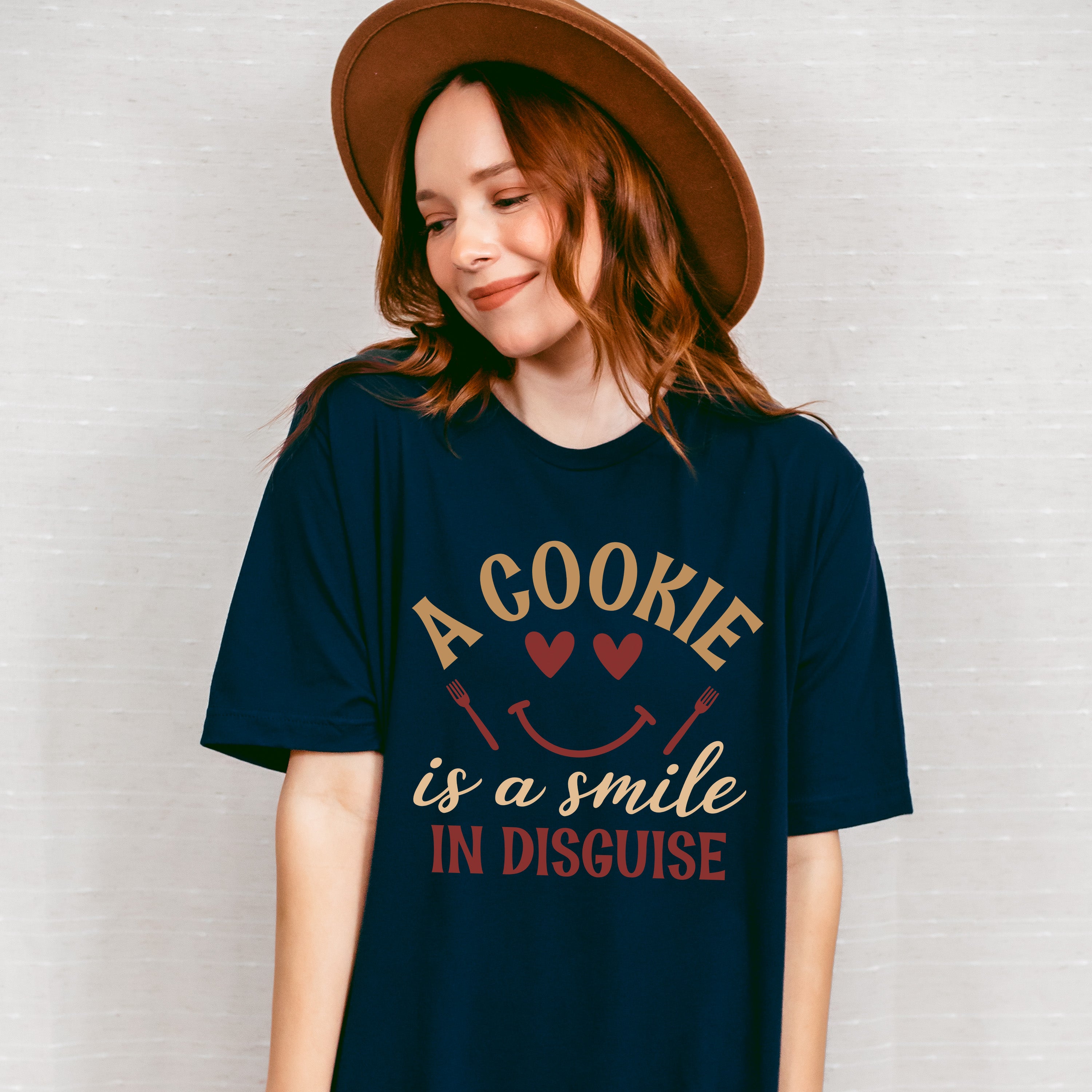 Smile In Disguise Cookie - Cooking Unisex Crewneck T-Shirt Sweatshirt Hoodie