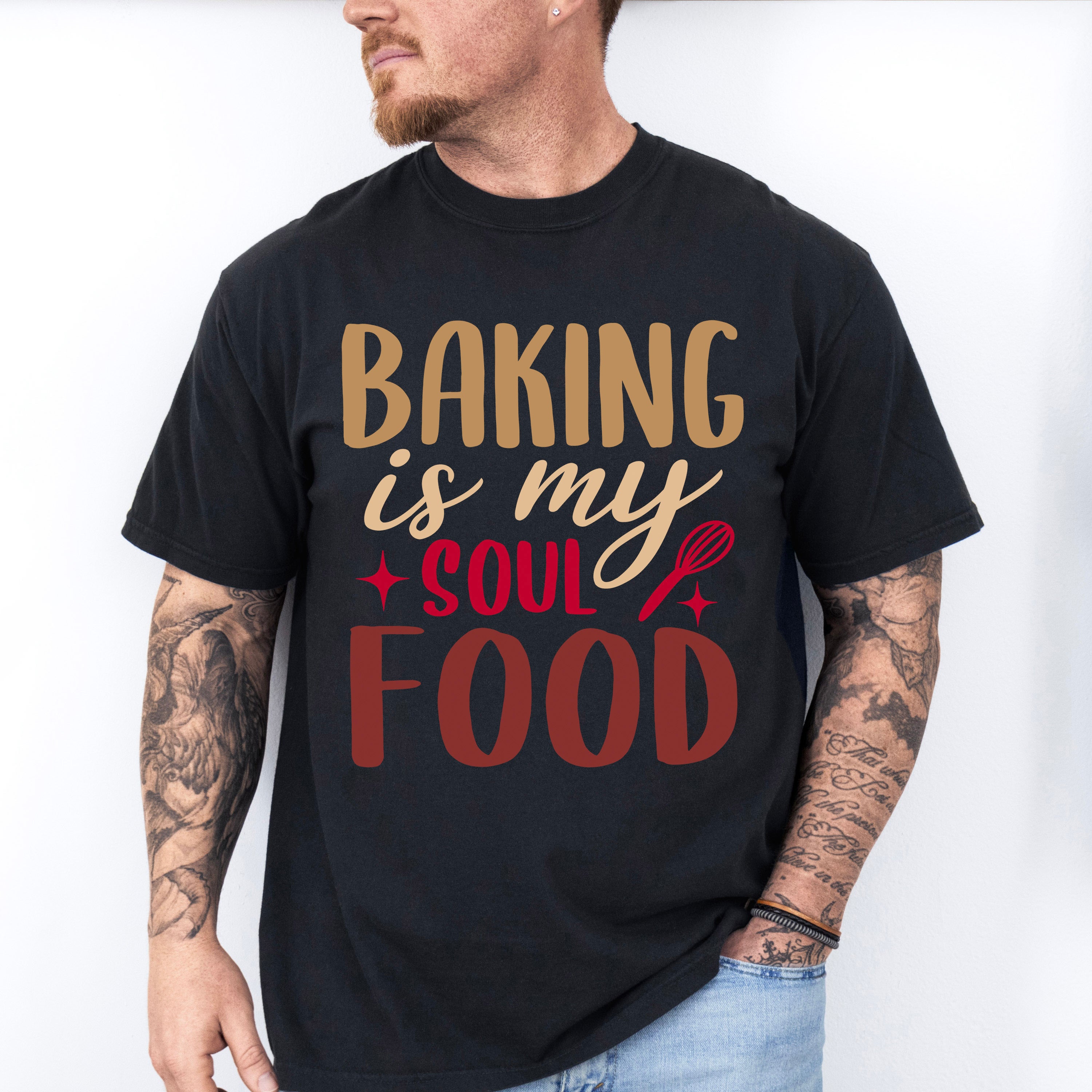 Baking Is My Soul Food - Cooking Unisex Crewneck T-Shirt Sweatshirt Hoodie