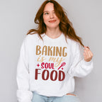 Baking Is My Soul Food - Cooking Unisex Crewneck T-Shirt Sweatshirt Hoodie