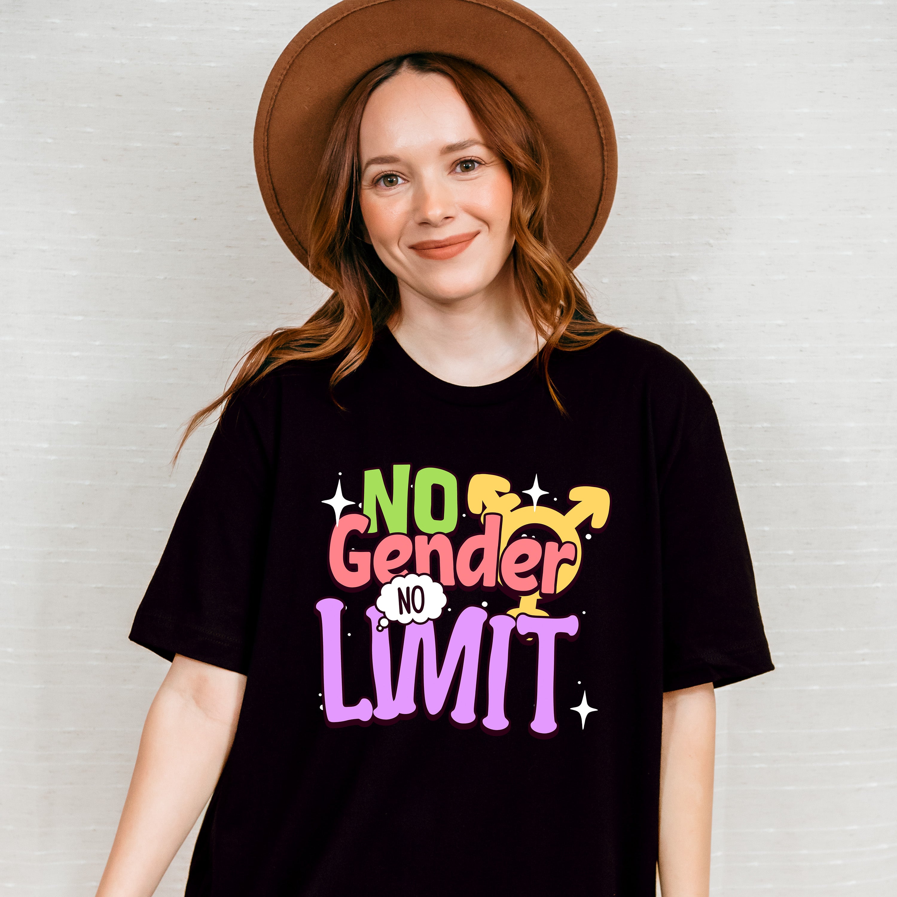 No Gender No Limit - LGBTQ Theme Unisex Crewneck T-Shirt Sweatshirt Hoodie