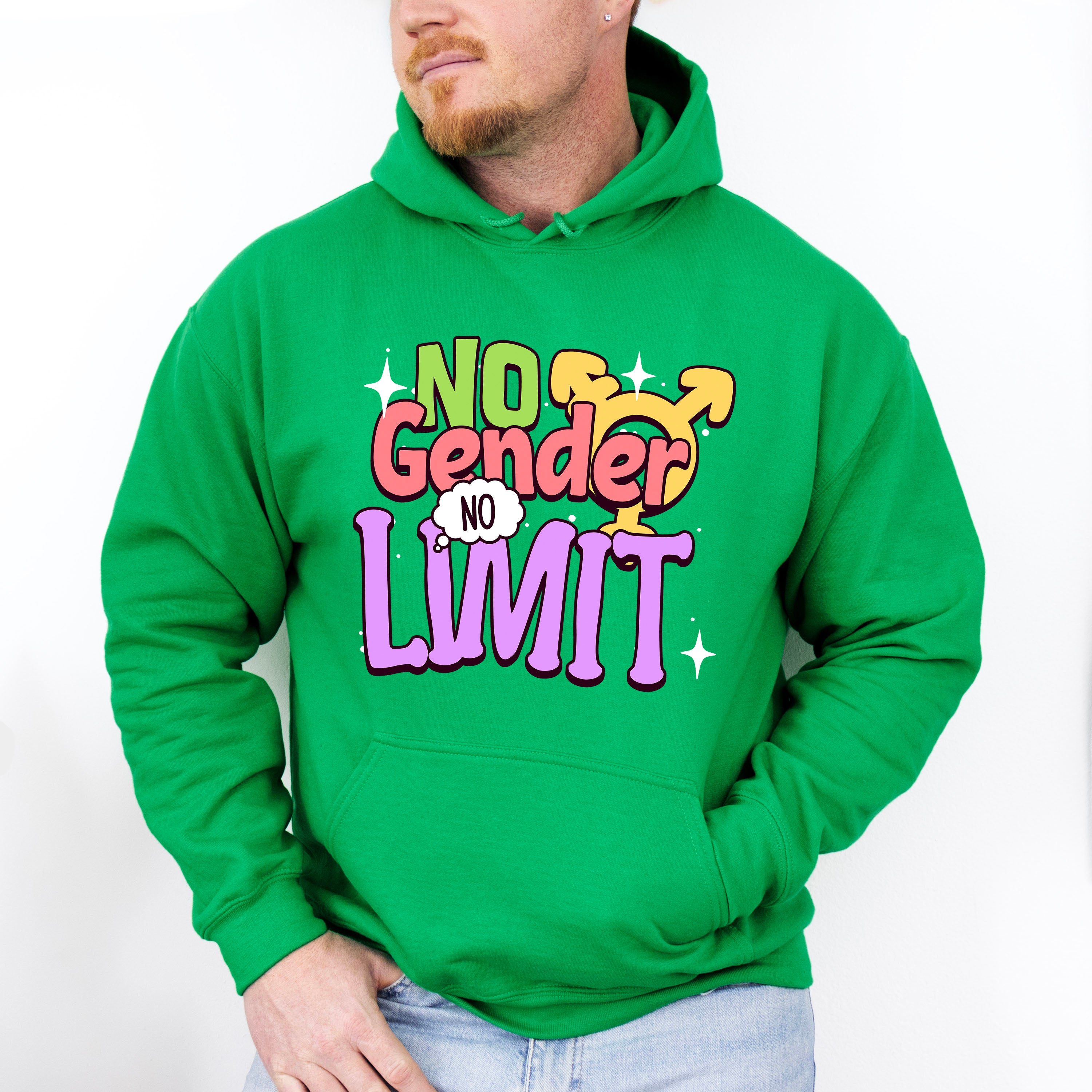 No Gender No Limit - LGBTQ Theme Unisex Crewneck T-Shirt Sweatshirt Hoodie