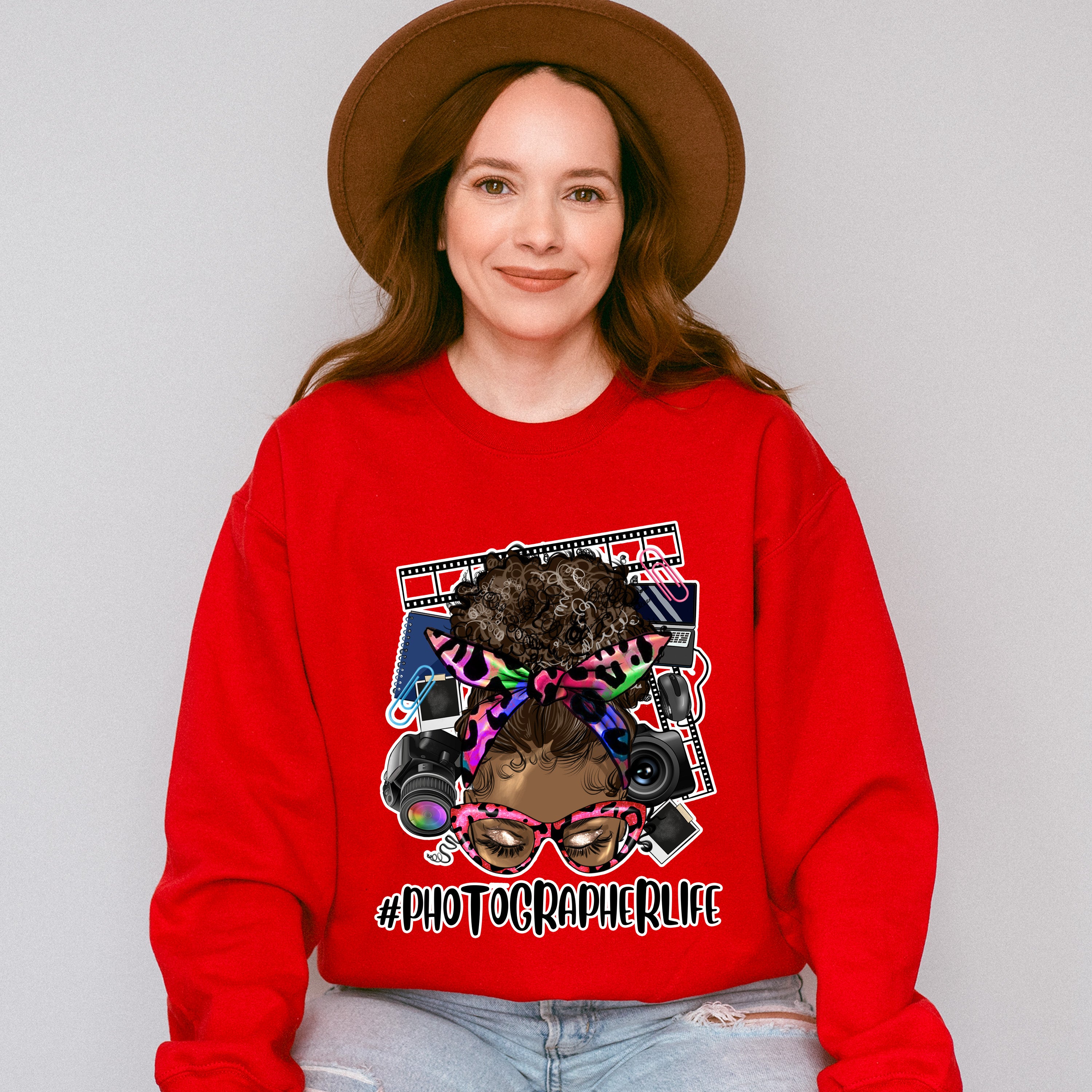 Photography Girl Design - Photography Unisex Crewneck T-Shirt Sweatshirt Hoodie