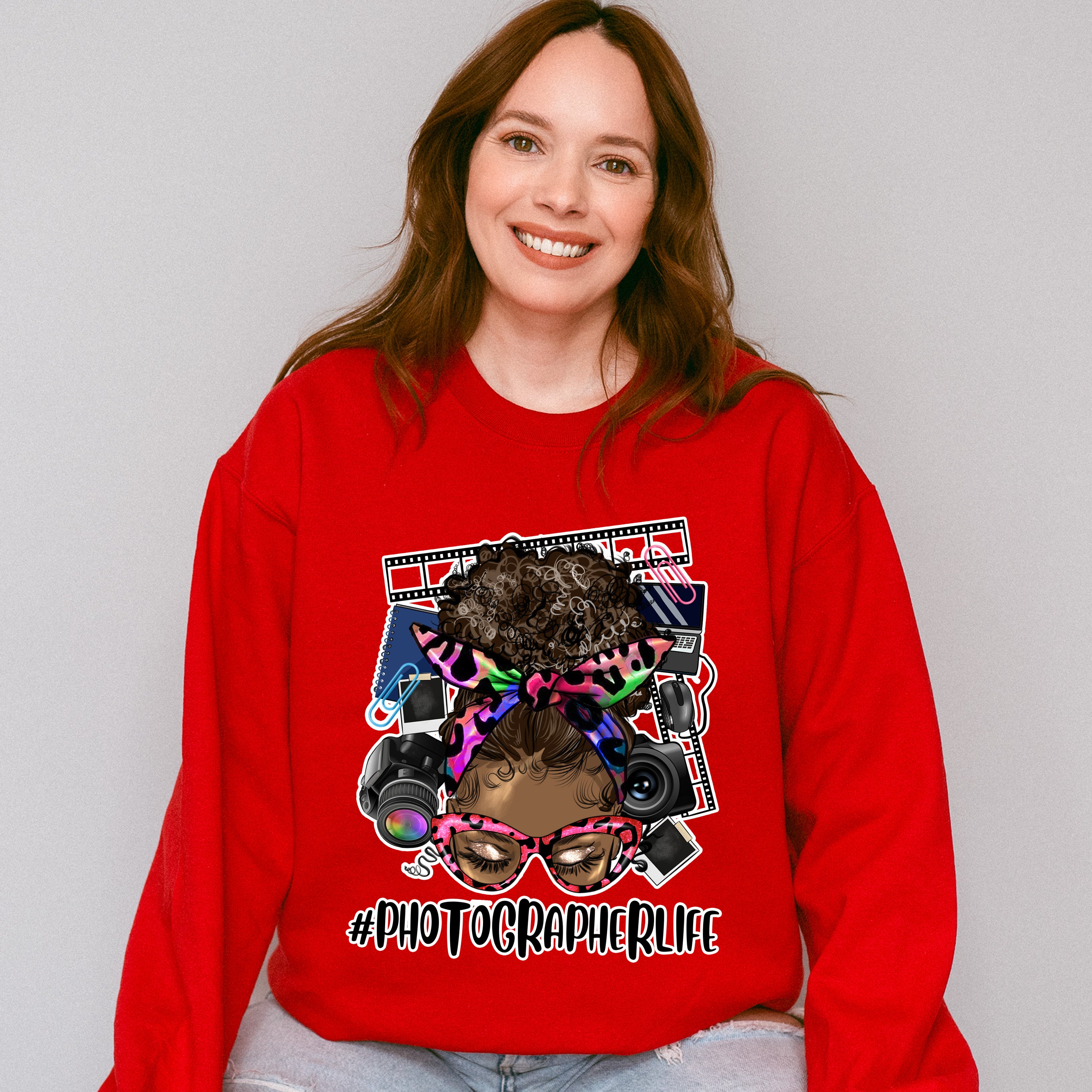 Photography Girl Design - Photography Unisex Crewneck T-Shirt Sweatshirt Hoodie