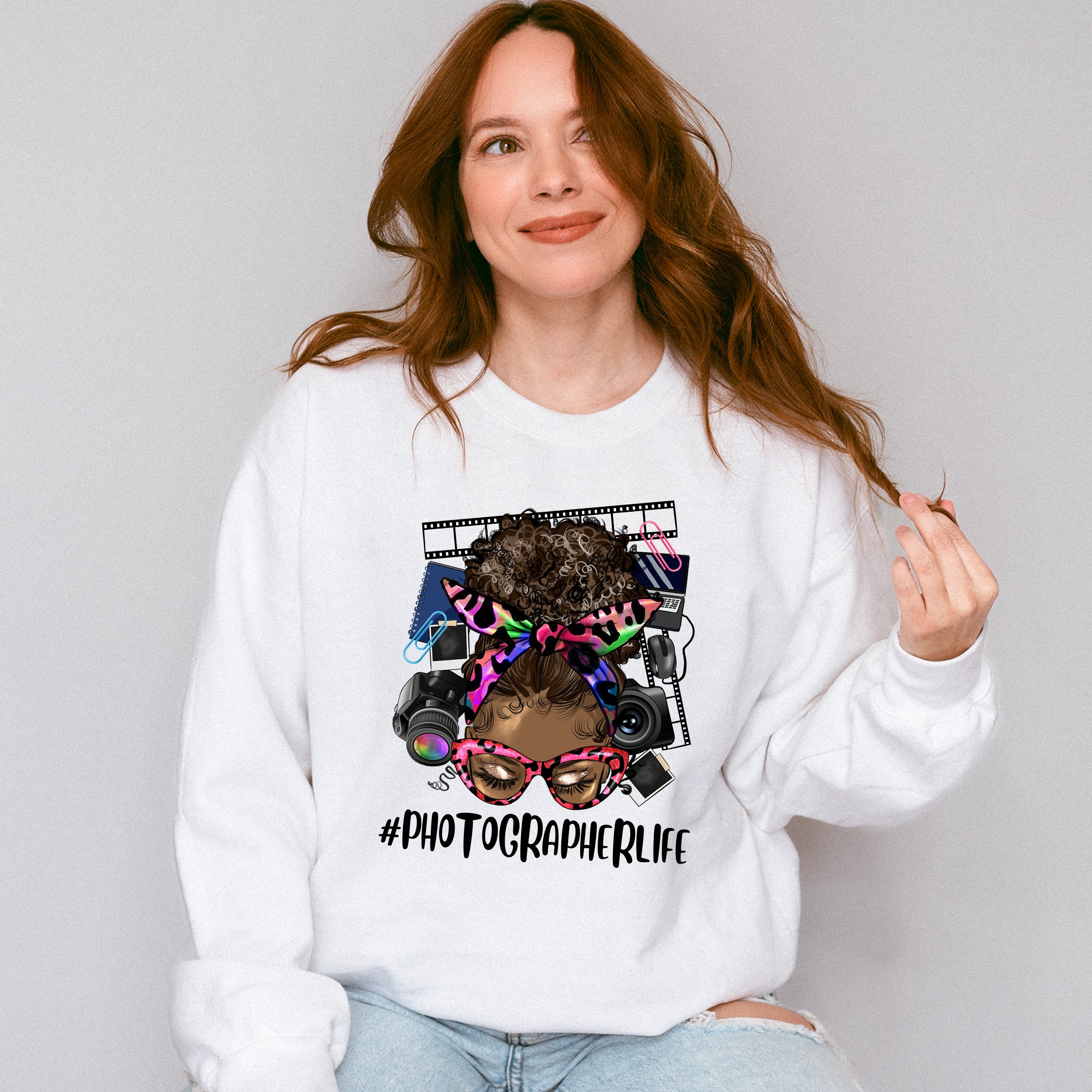 Photography Girl Design - Photography Unisex Crewneck T-Shirt Sweatshirt Hoodie