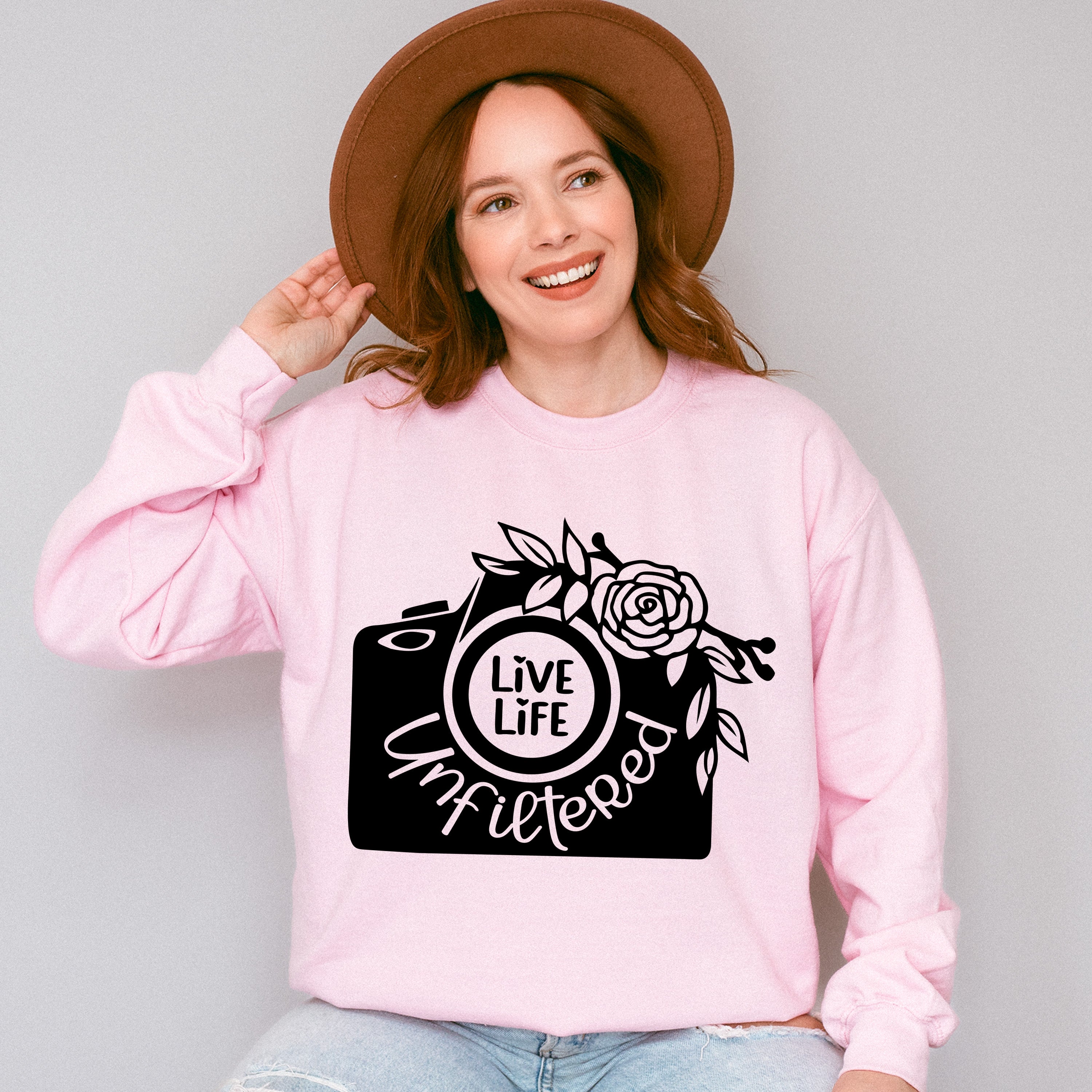 Life Life Unfiltered - Photography Unisex Crewneck T-Shirt Sweatshirt Hoodie